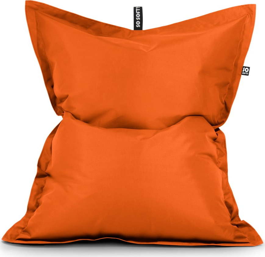 Oranžový sedací vak Pad XXL – So Soft? So Soft?