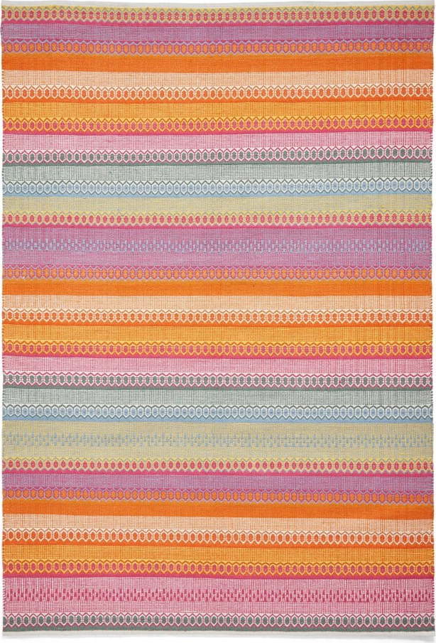 Ručně tkaný bavlněný koberec 80x150 cm Cascade Bright Multi – Think Rugs Think Rugs
