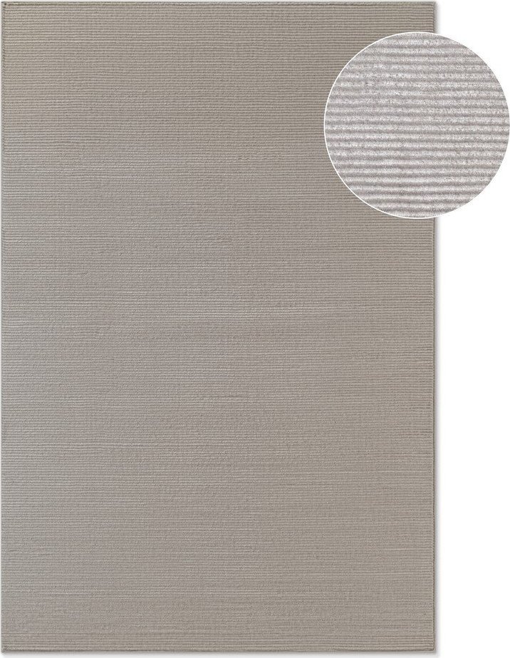 Šedo-krémový koberec 160x235 cm Perles Dolomite – Elle Decoration Elle Decoration