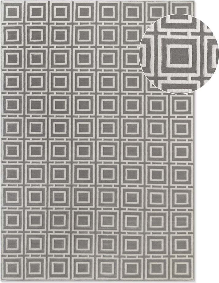 Šedo-krémový koberec 200x280 cm Perles Howlite – Elle Decoration Elle Decoration