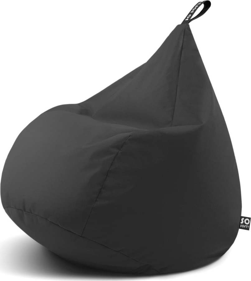 Šedý sedací vak Drop XL – So Soft? So Soft?