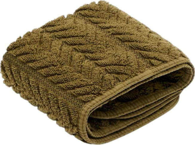 Zelený froté bavlněný ručník 30x50 cm Rune – Kave Home Kave Home